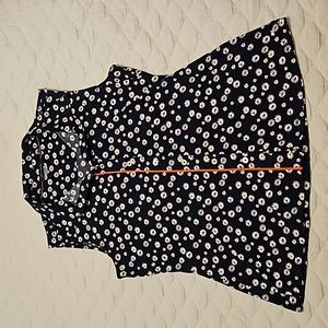 Tommy collared, sleeveless, button front blouse, size S